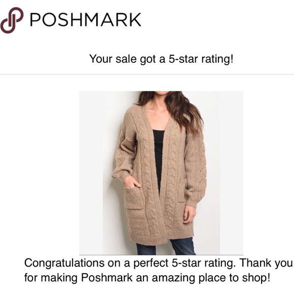 ❄️MOCHA CHUNKY KNIT CARDIGAN - Picture 4 of 13